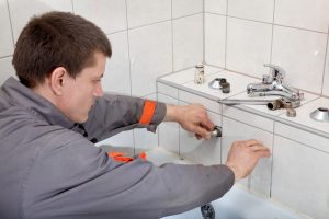 a Battery Operated Touchless Hand Sink Faucet