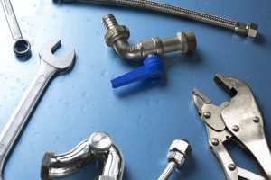 New water shut-off valve installation