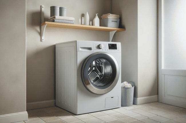 Installation of laundry washer
