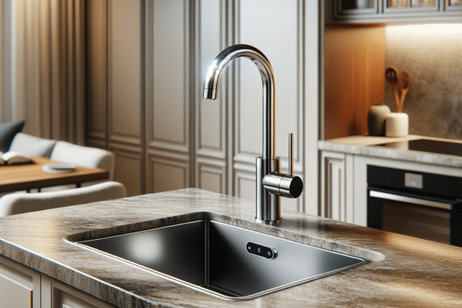 kitchen sink touchless faucet installation